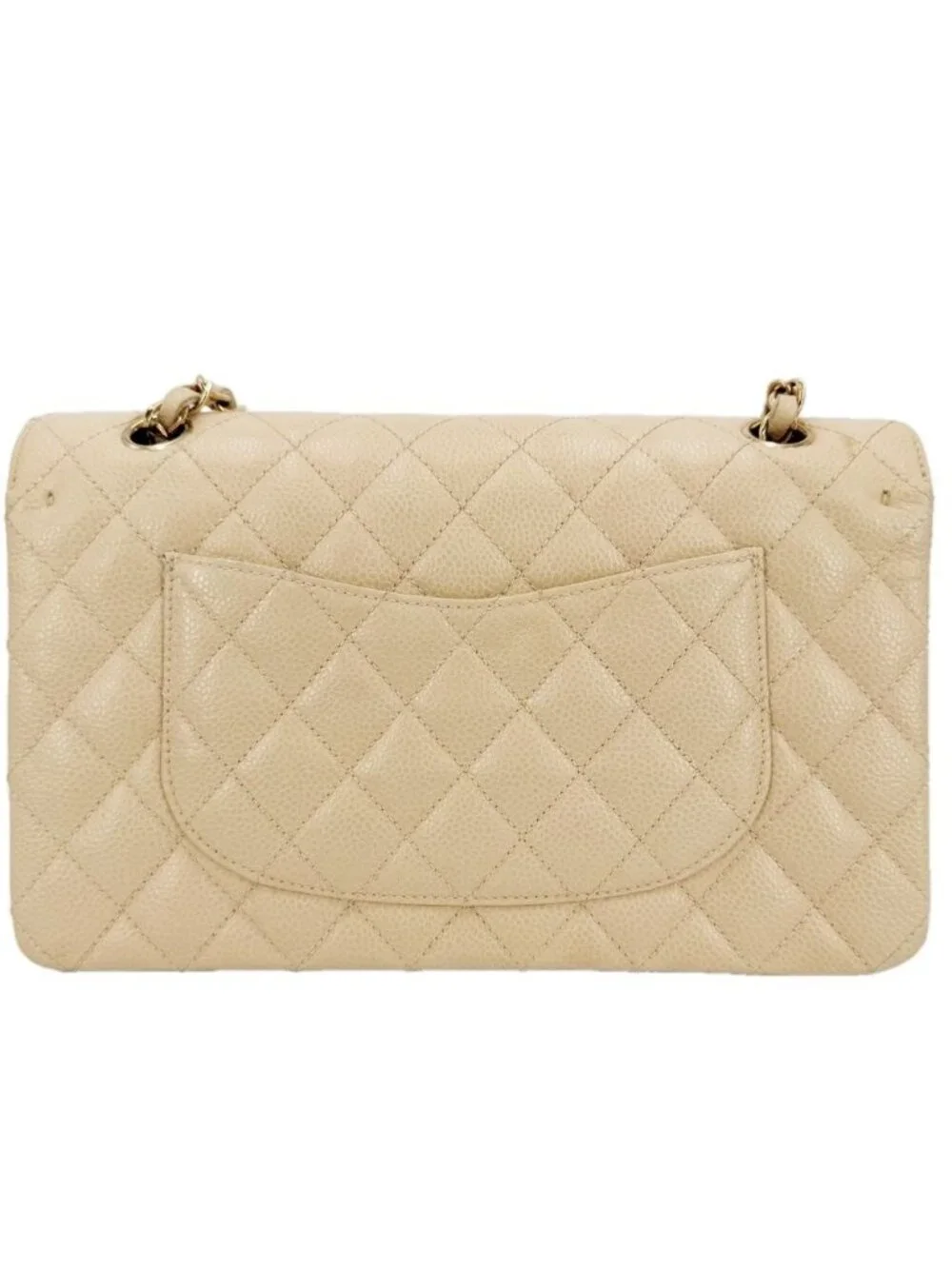 Chanel Shoulder Bag Quilted 25 Double Chain Flap Bag Crossbody CC Logo Turnlock